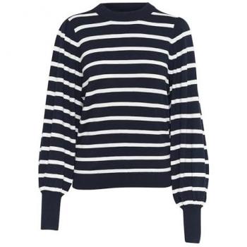 Pull femme KAFFE Lizzy à rayures