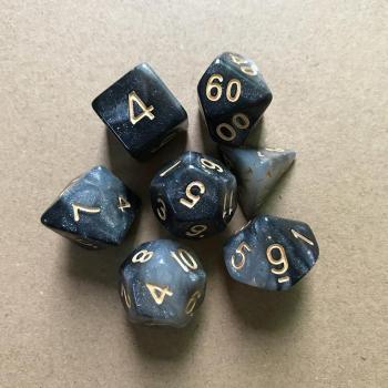 Acrylic Dice Set for Dungeons and Dragons
