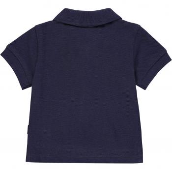 Noppies Baby-Jungen Poloshirt B Polo Solid ss Riverside, Blau (Patriot Blue P017), 68