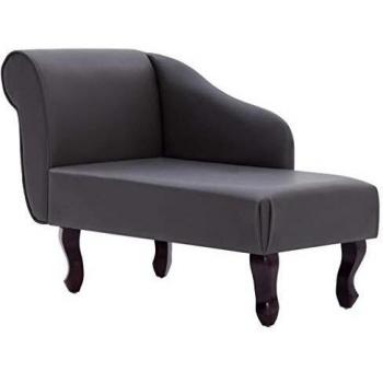 Mueble de Salón en Cuero Artificial Gris