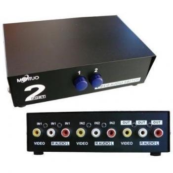 Répartiteur RCA Audio Vidéo 2 sorties