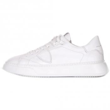 Baskets Philippe Model Homme Blanc Cuir 40