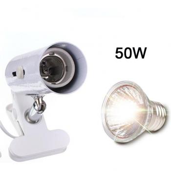 Lámpara de Calefacción para Reptiles UVA + UVB 220V
