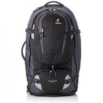 Mochila Deuter Traveller 70 + 10 Unisex Adulto Negro (Black-Silver)