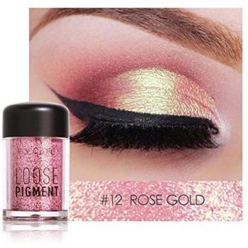 Loose Rose Gold Glitter Eyeshadow Pigment