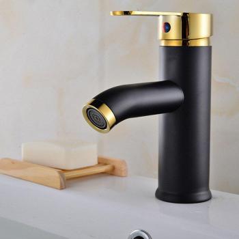 AceroInox 2‑Tonos Grifo de Lavabo