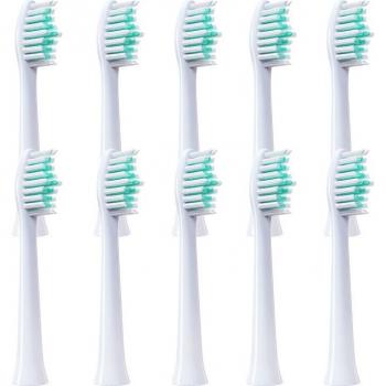 Brosse à dents électrique BAIR X1S/G1/G20, têtes de rechange, 10 pièces
