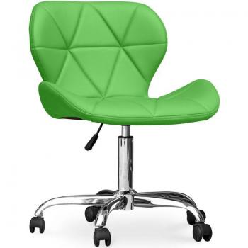 Sedia Girevole Wito Verde Privatefloor Rivestita