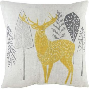 Housse de coussin motif cerf Evans Lichfield