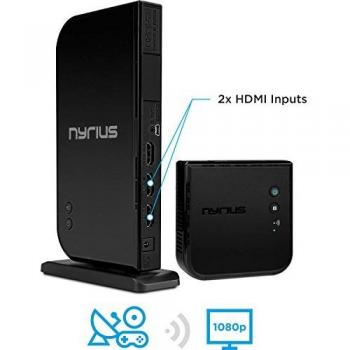 Nyrius NAVS502 ARIES Home+ Wireless HDMI 2x Input Transmitter & Receiver
