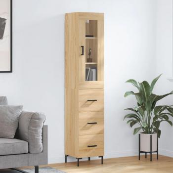 VidaXL Highboard Braun Sonoma-Eiche 180 cm