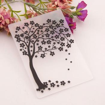 Dossier de gaufrage en plastique pour cartes et décorations artisanales