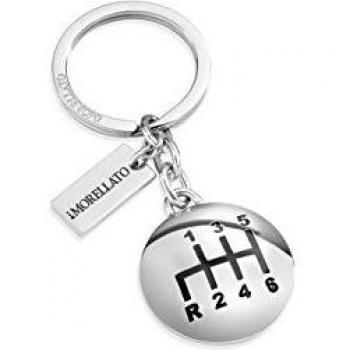 Morellato Corsa Schlüsselhalter für Männer in Silber – 0,5 × 0,5 × 8,2 cm