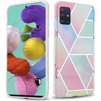 Étui de Protection TPU Marbre Arc-en-ciel pour Galaxy A51 5G