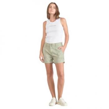 Short “Pagode” – Le Temps des Cerises, Größe 29, Euro-Größen, beige (Natur), Damen, 100 % Leinen, stilvolles Design