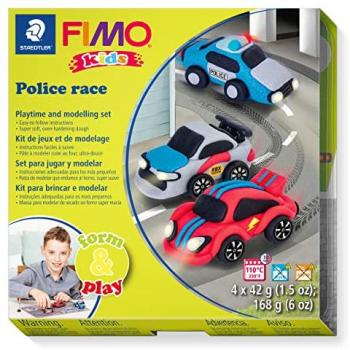 Fimo Kids Modellier-Set Fahrzeuge 4 x 42g