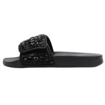 Chanclas Femininas FitFlop Preto com Cristais