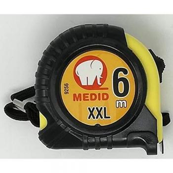 Flexómetro profesional 6 m con funda de goma