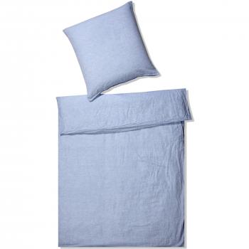 Breeze Halbleinen-Bettwäsche (135 × 200 / 155 × 220 cm) – 2‑teilige Set mit Reißverschluss