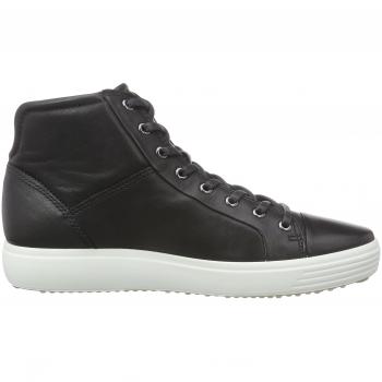Ecco Soft 7, Zapatillas Altas para Hombre, Negro, Talla 42