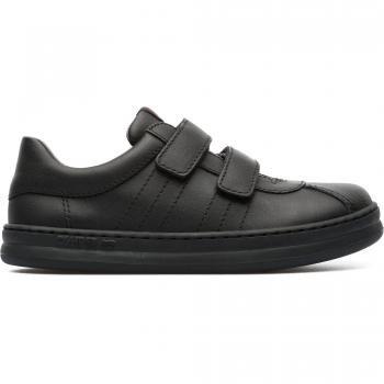 Runner Campers Girl Black 30 Smooth Leather Cotton Shoes