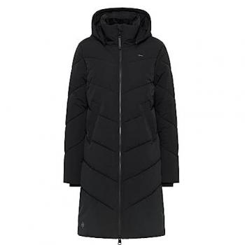 Cappotto Nero Ragwear Rebelka S-L per Donna