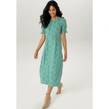 Viskose-Blümchen-Kleid Aniston Selected 42 N-Gr – Casual Sommerlook