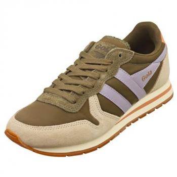 Chaussures Gola Daytona Femme – Baskets Mode Suede Khaki 40
