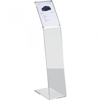 Leggio da Terra in Acrilico Beige 117.5 x 44 x 29.5 cm