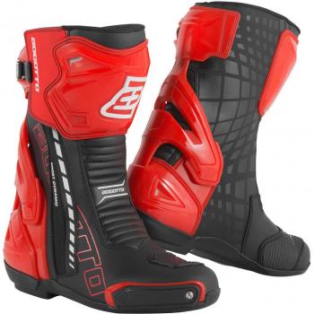 Stivali Moto Bogotto Donington Nero Rosso 46