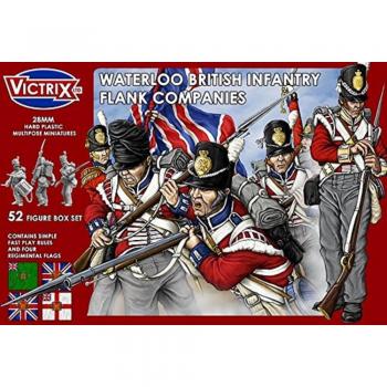 28mm British & Allied Infantry Company Figures with Flags