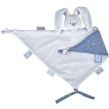 Peluche Prensado Azul Maxi Nattou