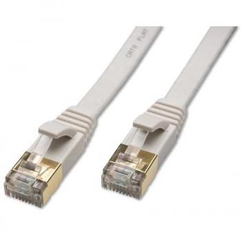 Cat‑8 Patchkabel 0,5 m bianco per reti LAN ed Ethernet