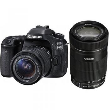 EOS 80D Photography Kit: 18‑55mm & 55‑250mm Lenses