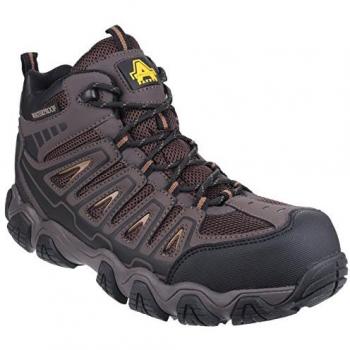 Amblers Safety Unisex Brown Waterproof Hiking Boots