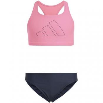 Bikini rosa adidas big bars para niña