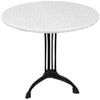Table Protecteur Ronde 1,35 m – Sous Nappe Blanche