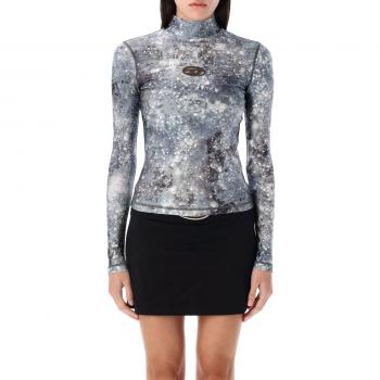 Diesel Gray Long Sleeve Top for Women