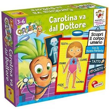 Prodotti per l'educazione precoce con penna parlante Carotina di Lisciani: Gioco Va dal dottore