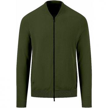 Maglione Fynch Hatton Completo Con Zip M Dusty Olive