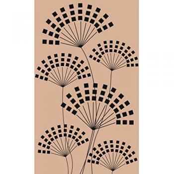 Papier peint Plage des fleurs géométriques