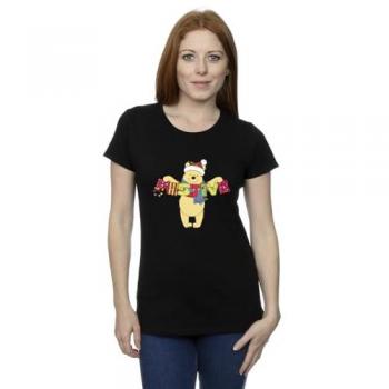 Winnie the Pooh Festive Cotton Shirt – Women's Size L, Black