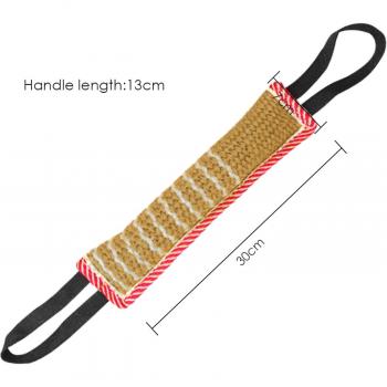 K9 Tug Toy with Two Handles for Puppies and Adult Dogs