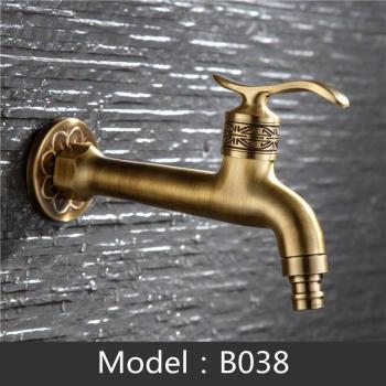 Antique Outdoor Tap with Decorative Mount
