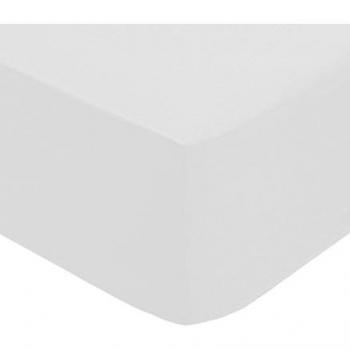 Drap-housse 1 Pers. Percale Blanc 90x190 cm