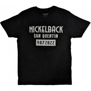 Camiseta Unisex San Quentin de Nickelback Negro L