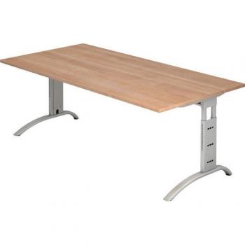 OfficePro 2E S Tavolo in Noce e Argento