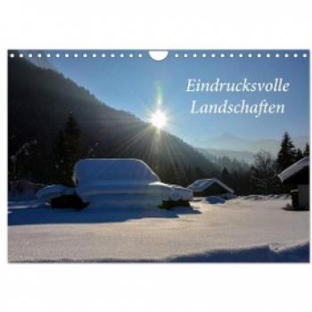 Wandkalender 2024 DIN A4 quer Eindrucksvolle Landschaften