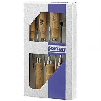 Forum 6‑teiliges Holzschraubenzieher‑Kits – Schlitz/PH