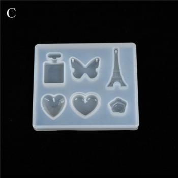 Silicone Mold for Mini Heart Water Tower Button Jewelry Making
